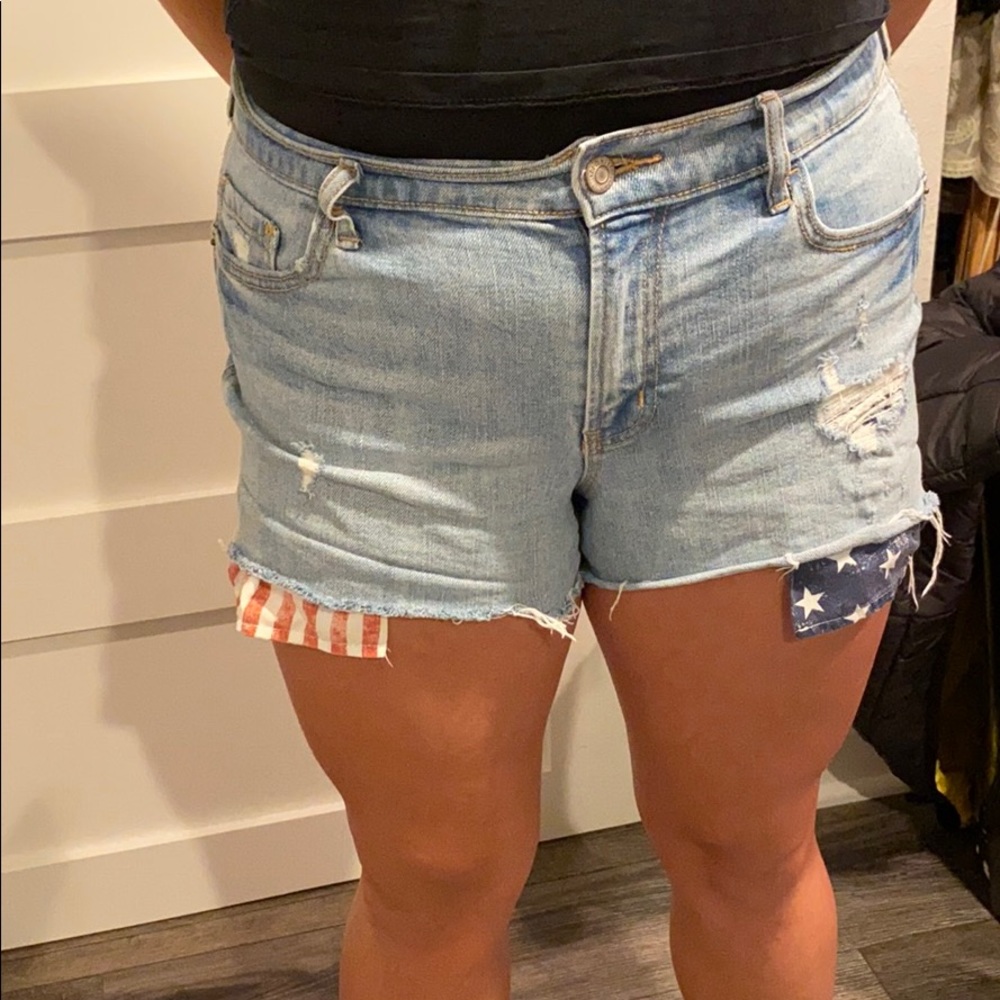 American flag shorts